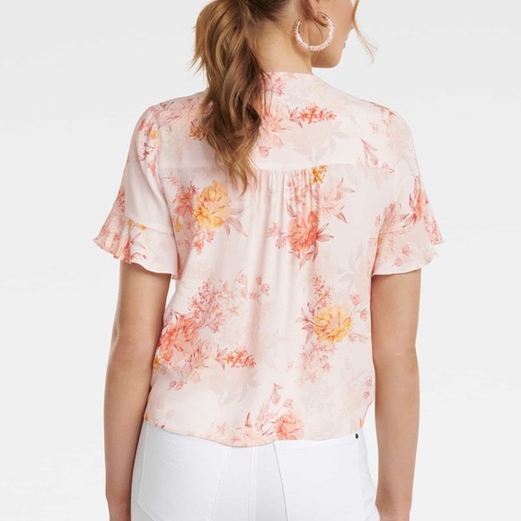 Ever new tie in front sleeve top - Picture 2 of 2